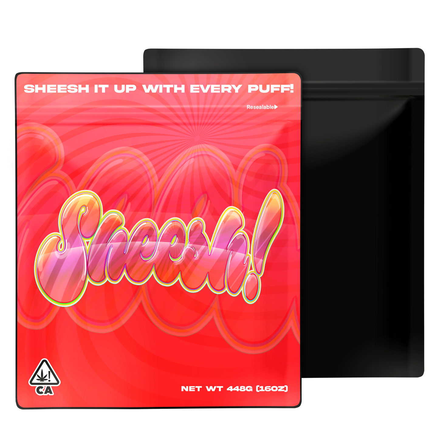 Custom 1LB Sticker Mylarbag